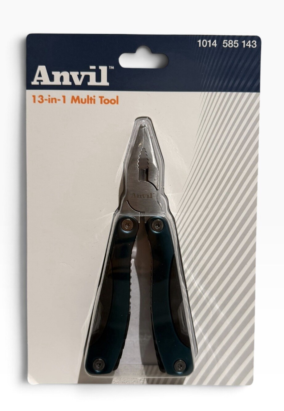 Anvil 13-in-1 Folding Pliers Multi-Tool Blue/Black Stainless Steel